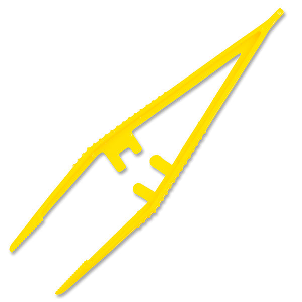 Click Medical Sharps Forceps Yellow Pack 10's