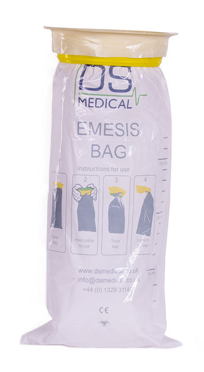 Ds Medical Emesis Vomit Bag White Box 50's
