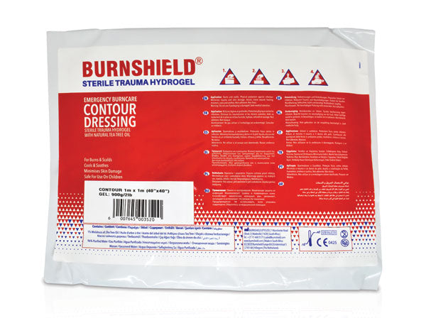 Burnshield Sterile Trauma Hydrogel Contour Burn Dressing