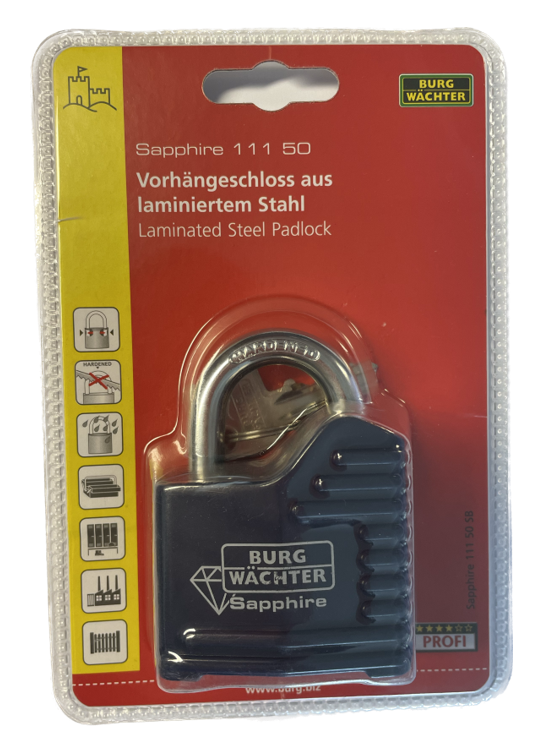 Burg Wachter CLB110BK 110mm 4 Combination Locking Bolt