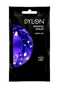 Dylon Hand Fabric Dye Sachet For Clothes And Soft Furnishings 50g – Intense Violet