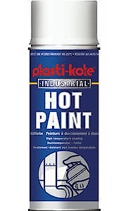 Plastikote Hp12 400Ml High Heat Paint - White