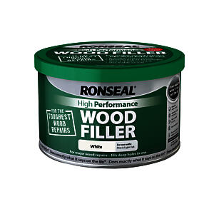 Ronseal 35303 High Performance Wood Filler White 275G