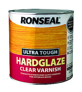 Ronseal Utvhg250 250Ml Ultra Tough Hardglaze Internal Clear Gloss Varnish