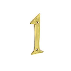 Sec 75Mm Brass Numeral 1 S2501