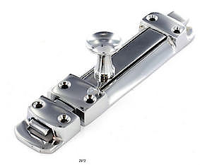 Sec 150Mm Door Bolt Chrome S2972*
