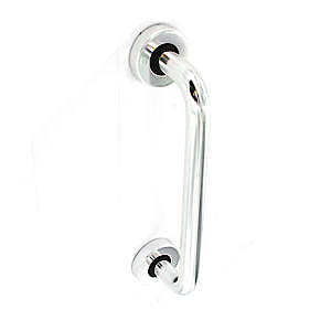 Securit Alum Rnd Bar Pull Pol230Mm S3125