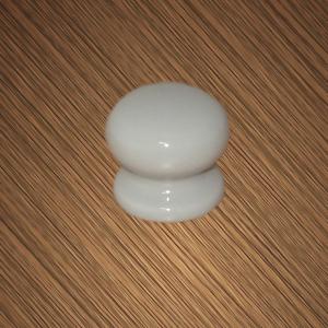Ceramic Cupboard Knob, Grey, 35Mm