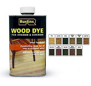 Rustins Wood Dye Light Teak 250Ml