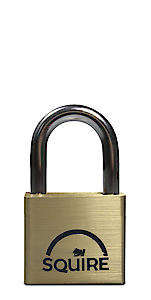 Henry Squire Ln4 Ka Lion Premium Solid Brass Padlocks, Twin Pack