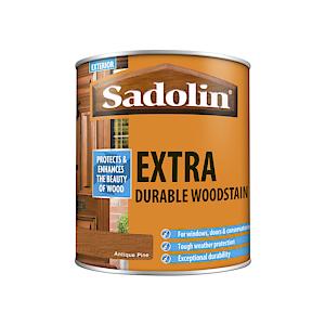 Sadolin Extra Durable Woodstain 1Lt - Antique Pine