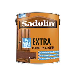 Sadolin Extra Durable Woodstain Redwood 2.5 litre