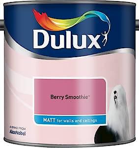 Dulux Matt Emulsion Paint For Walls And Ceilings - White Mist 2. 5 Litres