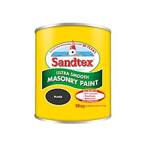 Sandtex 150Ml Tester Smooth Masonry Paint Black