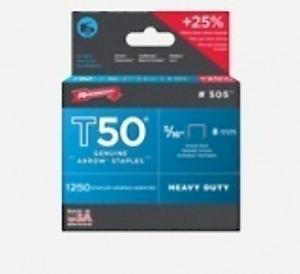 Staple 3/8" T-50 1250Pk