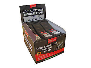 Rentokil Psl88 Live Capture Single Mouse Trap, Black