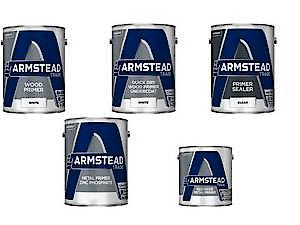 Armstead Trade Quick Dry Wood Primer Undercoat 5 Litres
