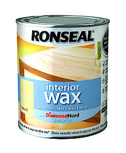 Ronseal Iwwa750 750 Ml Interior Wax - White Ash