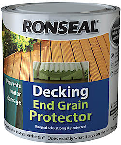Ronseal Rslegp750 Protector 750Ml Decking End Grain Preserve Green, 750 Ml