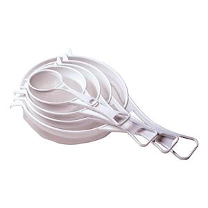Chef Aid 226153 C.Aid Strainer 18Cm Nyl 10K32950, Nylon, White