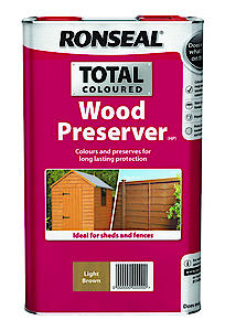 Ronseal Rslwpcl5L 5 Litre Total Wood Preserver - Clear