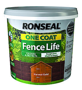 Ronseal One Coat Fence Life Dark Oak 5L