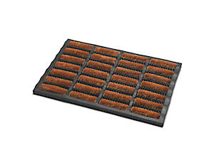 Addis Terrington Door Mat 100% Natural Coir 60 X 40 Cm