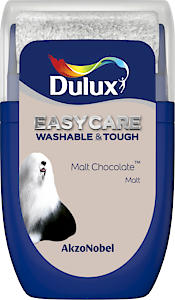 Dulux Easycare Washable & Tough Tester Paint, Malted Chocolate, 30 Millilitres