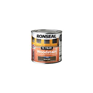 Ronseal 10 Year Woodstain Dark Oak 250Ml