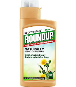 Roundup Naturals Weed Killer, (Glyphosate-Free), Concentrate, 540 Ml