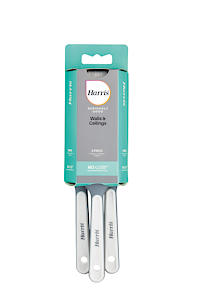 Harris Seriously Good Walls & Ceilings No Loss Paint Brushes | 3 Brush Pack | 1", 1.5", 2"