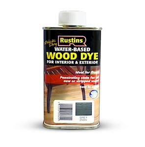 Rustins Wood Dye 250Ml Quick Dry Grey