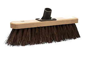 Castledale 12" Brush Head | Stiff Bassine Bristles | Plastic Socket | CD-3010 | 4 Pack