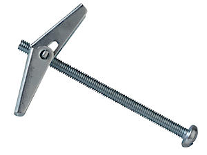 Forgefix Plasterboard Spring Toggles | M5 X 50Mm | Zinc Plated | Bag 10