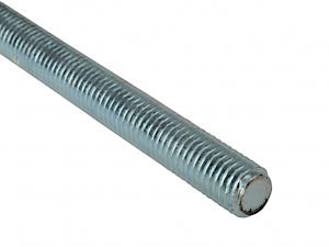 Forgefix Threaded Rod | M10 X 1M | Zinc Plated | Per 1