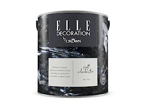 Elle Decoration By Crown 2.5L Flat Matt Emulsion Paint - Soft Alabaster No 104