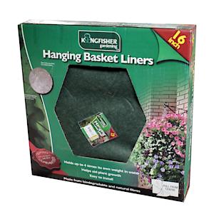 Kingfisher Garden Outdoor Hanging Basket Inch Natural