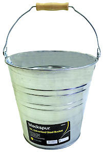 Blackspur 10L Galvanised Steel Bucket