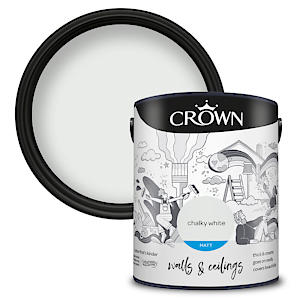 CR W&C Matt Emul Chalky White 5L