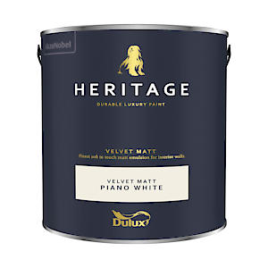 DT HERITAGE MATT PIANO WHITE 2.5L