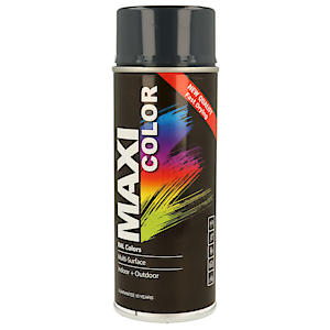 MAXI COLOR Quick Drying Spray Paint Gloss Anthracite Grey 400ml