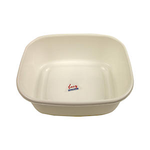 Lucy Oblong Washing Up Bowel White Small
