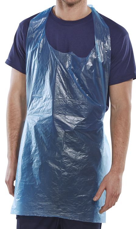 Beeswift Once Disposable Blue Aprons 1000's