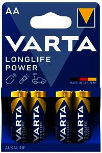 Varta Longlife AA Battery (Pack of 4) 04106101414