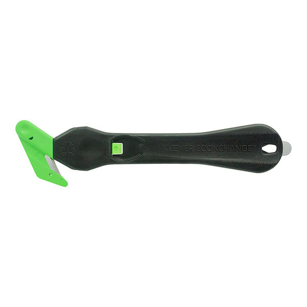 Klever Eco Xchange 30 Safety Cutter Black/Green Box 10's
