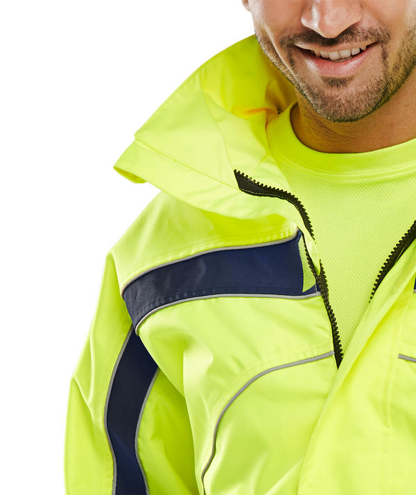 Beeswift Eton Yellow Hi-Vis Jacket ALL SIZES