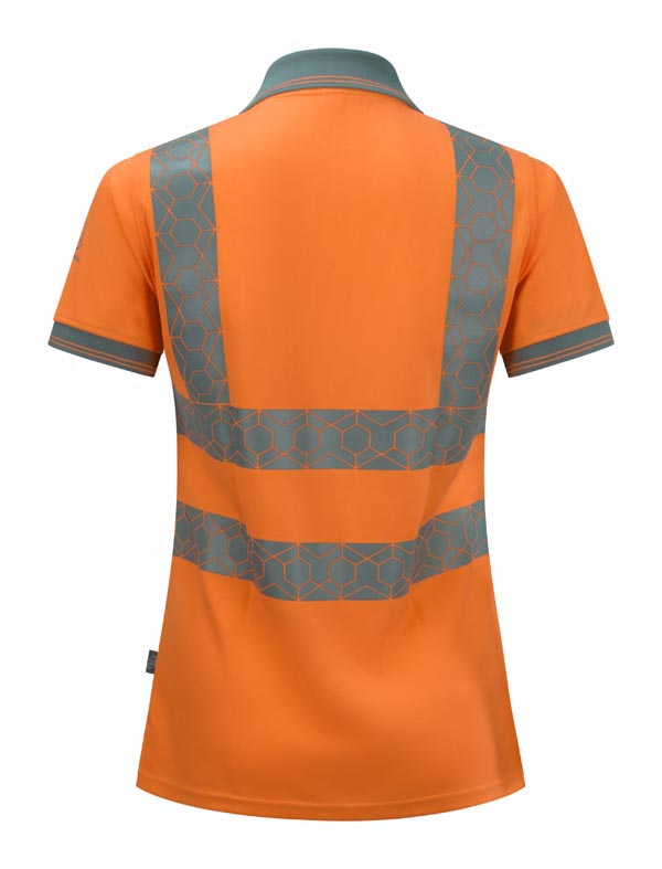 Ewear Recyclable Womens Hi Vis S/S Polo Shirt Or ALL SIZES