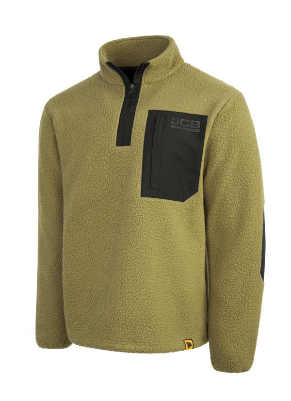 Jcb Unisex Borg Fleece Olive ALL SIZES