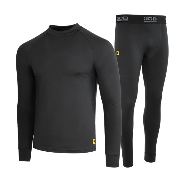Jcb Unisex Base Layer Set Black ALL SIZES