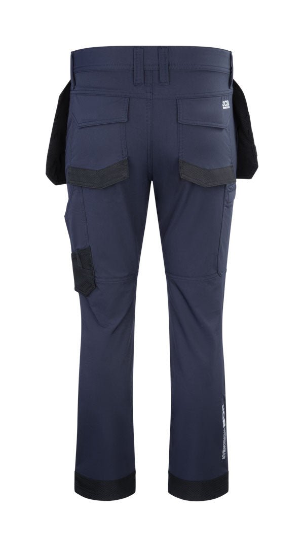 Jcb Mens Stretch Holster Pocket Trouser Navy ALL SIZES
